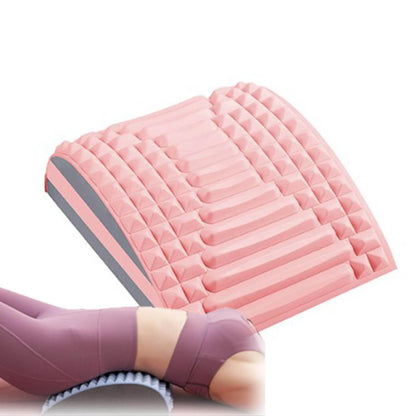 Back Stretcher Back Cracker Back Cracking Device Spine Deck Back Board Lumbar Stretcher for Lower Back Pain Relief